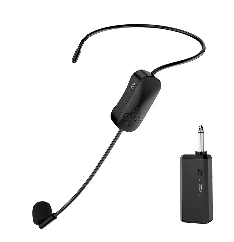 Noise Canceling Headphones - FUHAM M5 Pro ワイヤレスヘッドセットマイク音声アンプノイズキャンセリング拡声器 教師、ツアーガイド、教室、屋外使用向け