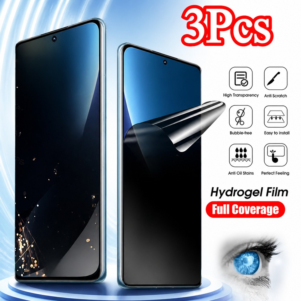 Monitor Privacy Screen - Infinix GT 10 Pro、20 Pro、30用プライバシーハイドロゲルフィルム3枚セット、Infinix GT
