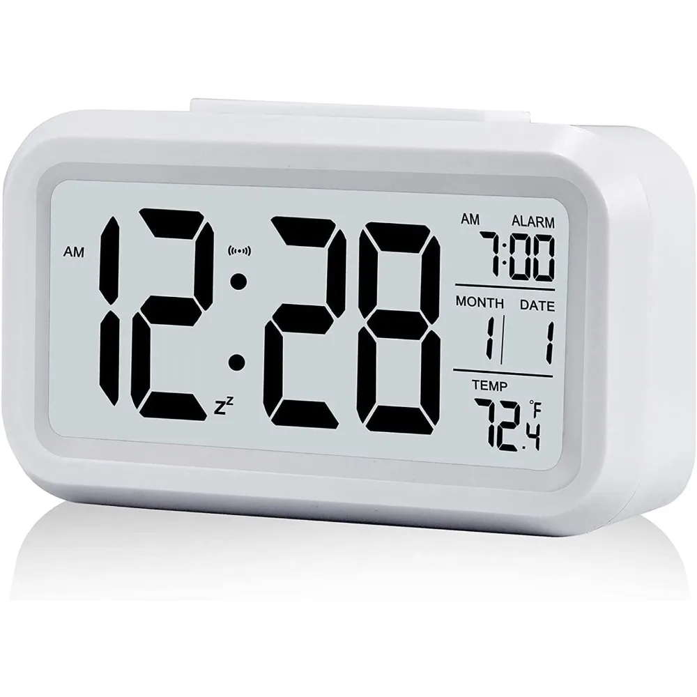 LED 電子デジタル目覚まし時計バックライトスヌーズカレンダ - Led Desk Clock のレビューと価格