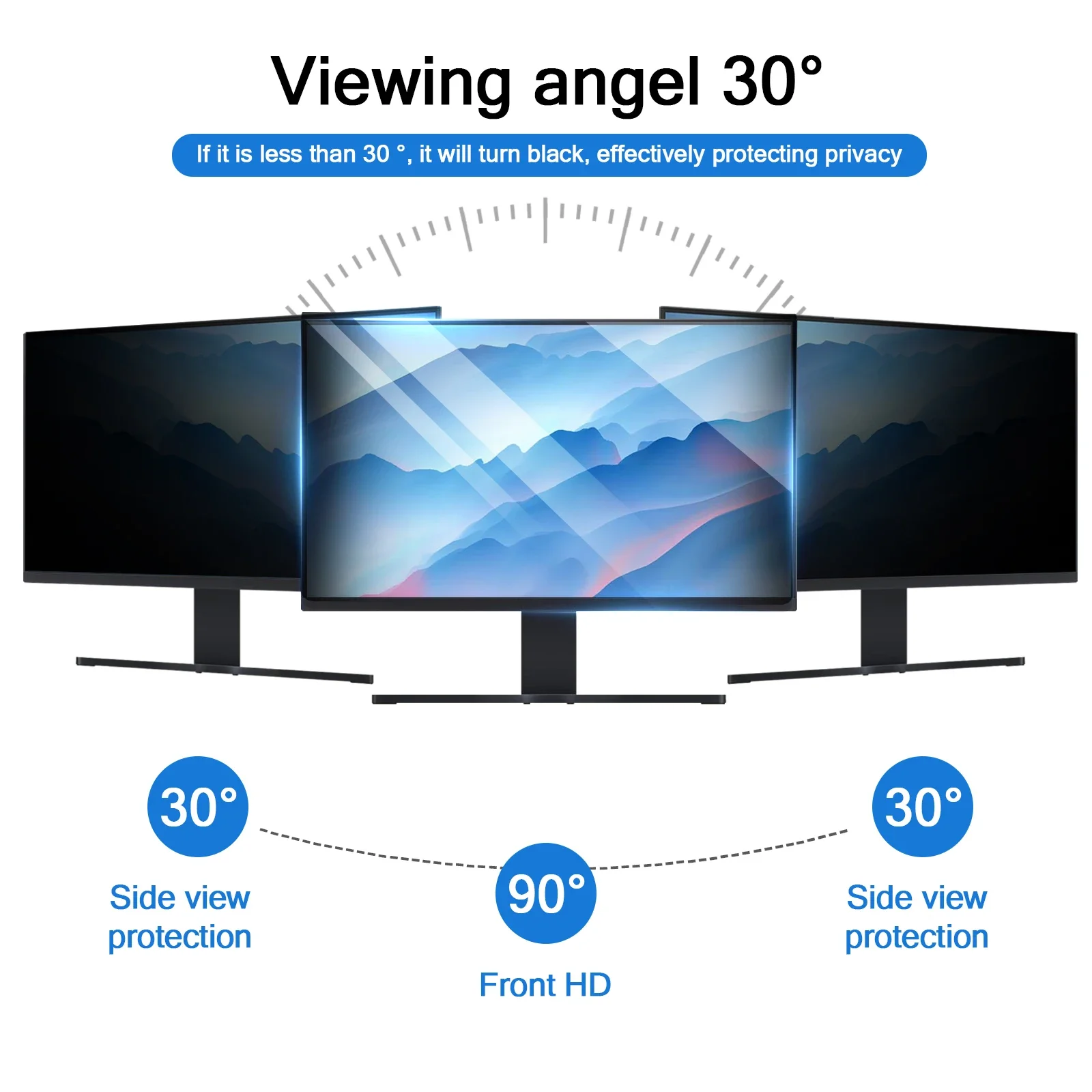 吊り下げ式覗き見防止スクリーンプロテクター コンピューターP - Monitor Privacy Screen のレビューと価格