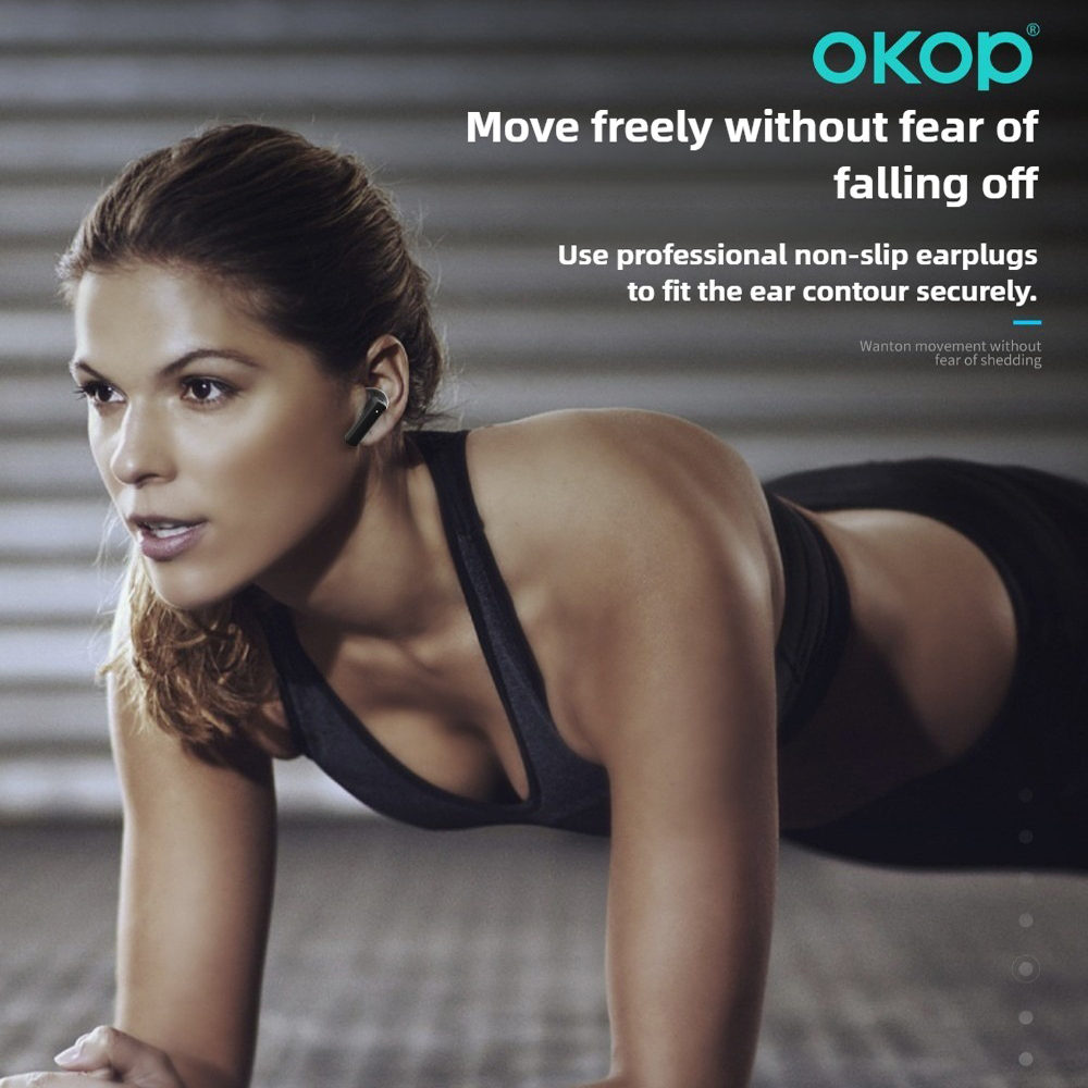 OKOP AI ヘッドセット、ワイヤレス Bluetooth - Noise Canceling Headphones のレビューと価格