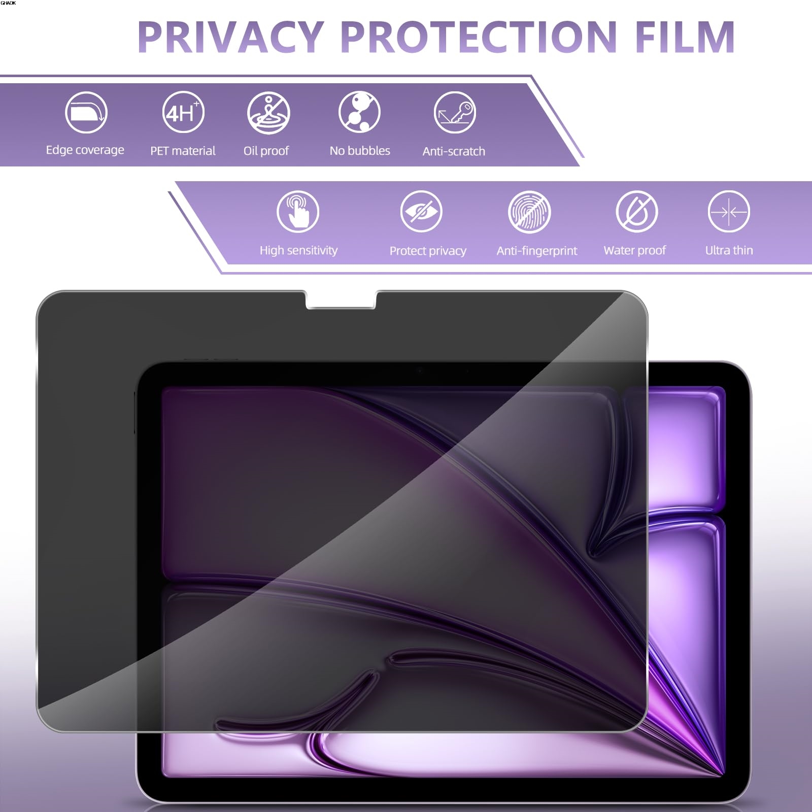 iPad Air 11/13インチ M3 2025、Pro  - Monitor Privacy Screen のレビューと価格