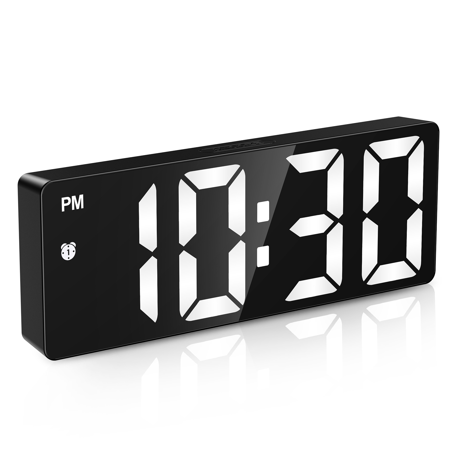 ORIA アップグレードされた LED 時計デジタル目覚まし - Led Desk Clock のレビューと価格