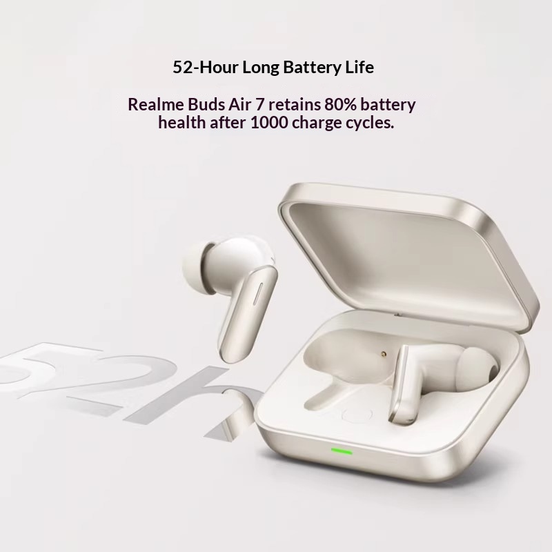 オリジナル realme Buds Air 7 52dB ア - Noise Canceling Headphones のレビューと価格