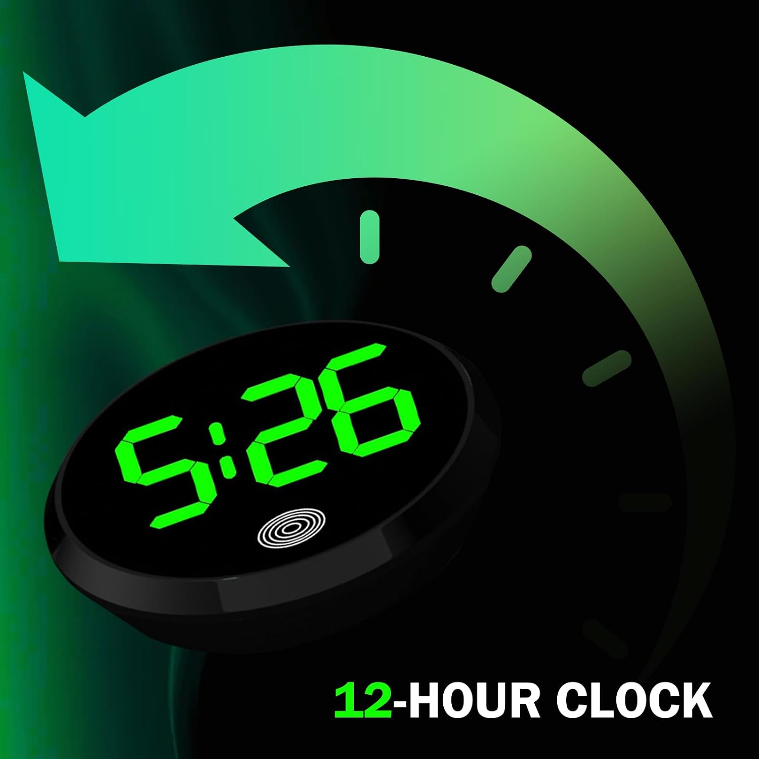 ユニバーサルカーダッシュボードデジタル時計 ファッショナブル - Led Desk Clock のレビューと価格
